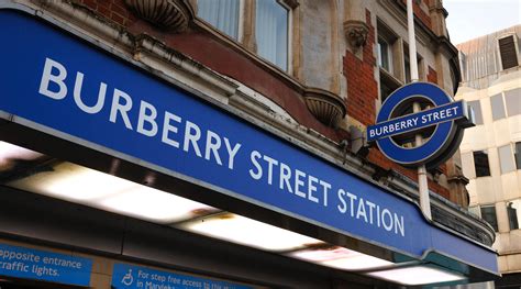 Burberry street tube station